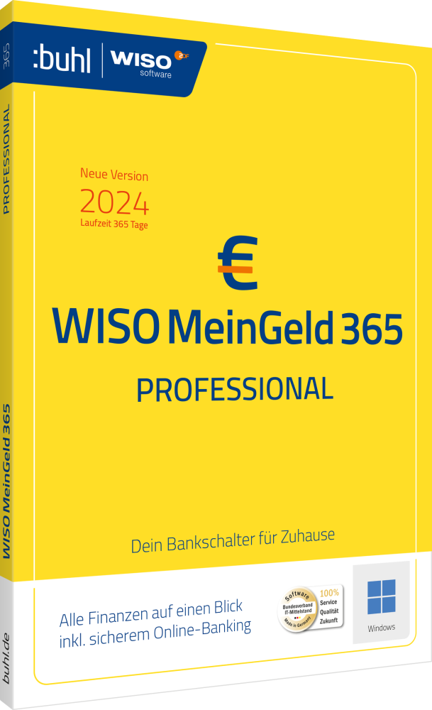 WISO Mein Geld Professional 365 (Version 2024)